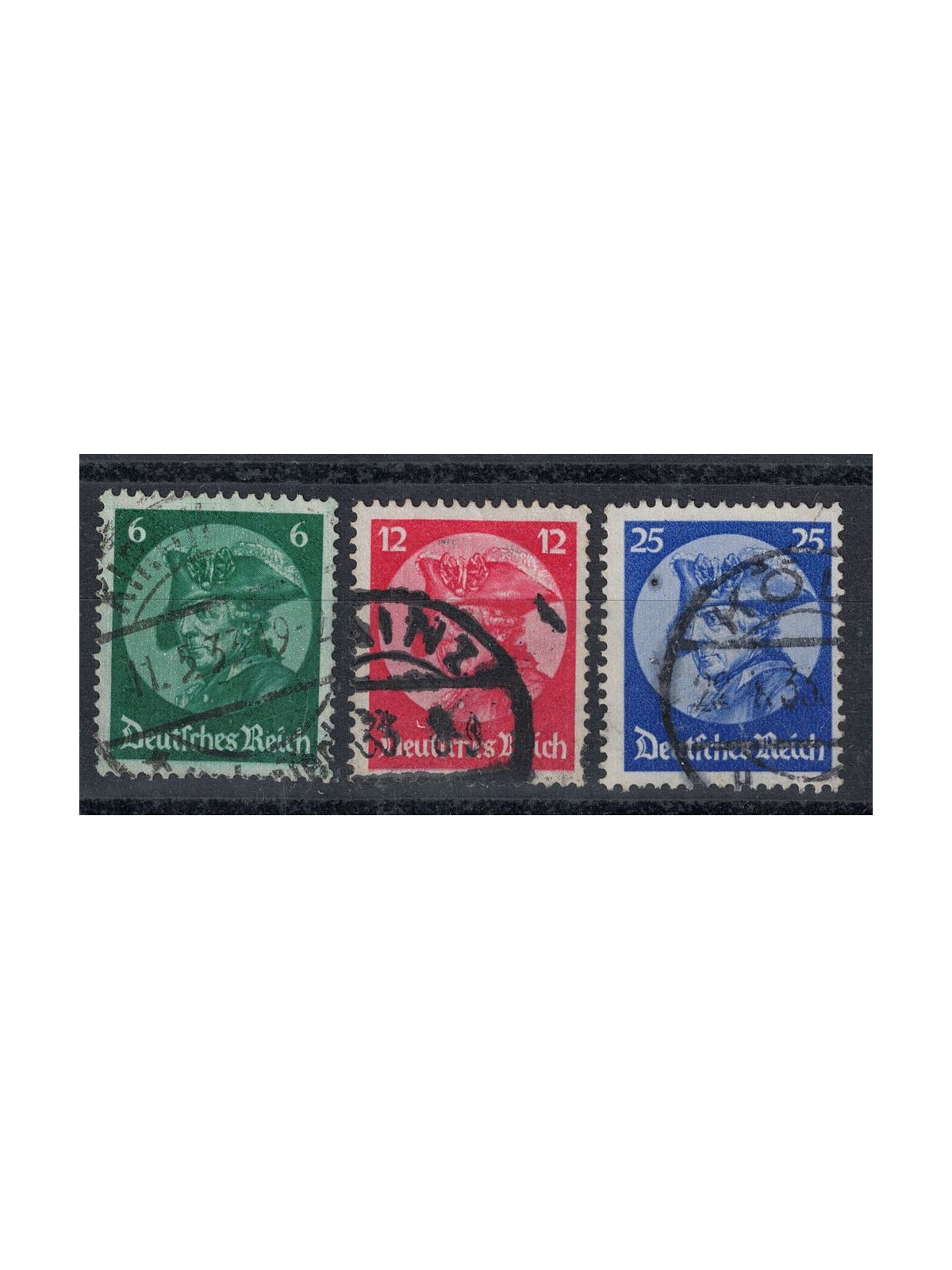 GERMANY REICH 1933 New Reichstag 3v used