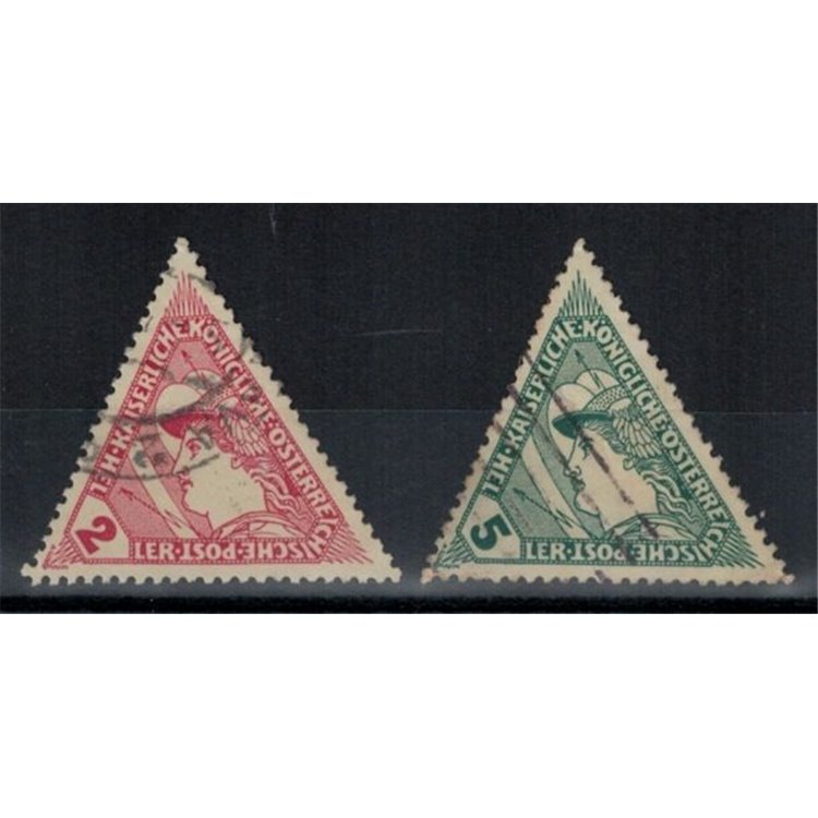 AUSTRIA 1916 Newspaper stamps 2v used