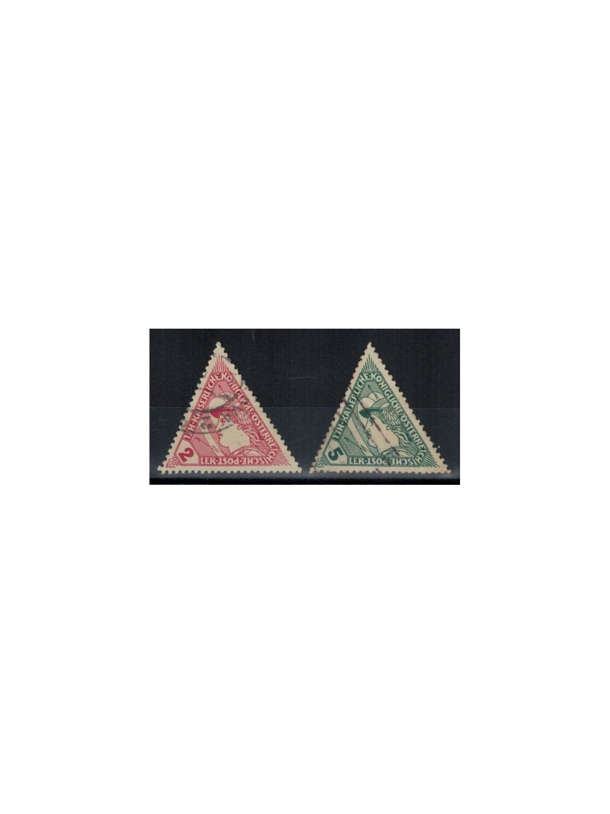 AUSTRIA 1916 Newspaper stamps 2v used