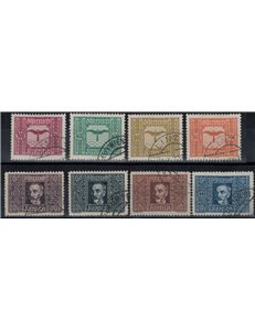 AUSTRIA 1922-24 Posta aerea 8v us