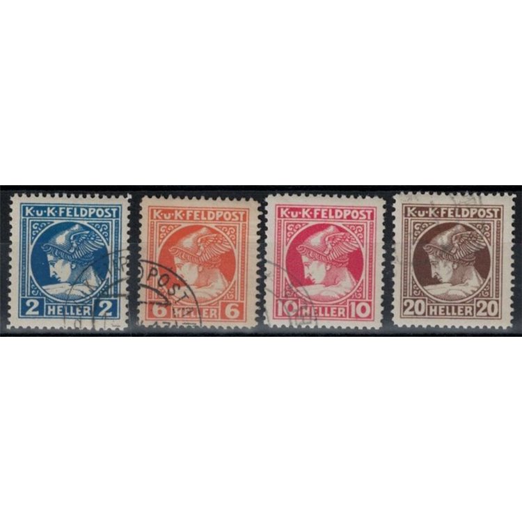 AUSTRIA UNGHERIA 1916 Francobolli per giornali 4v us