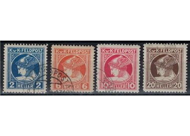 AUSTRIA UNGHERIA 1916 Francobolli per giornali 4v us