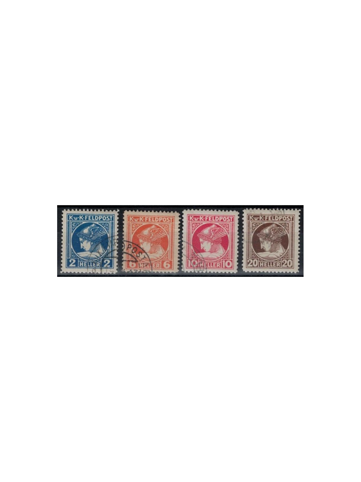 AUSTRIA HUNGARY 1916 Newspaper stamps 4v used