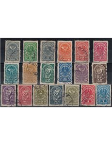 AUSTRIA 1919 Soggetti diversi 19v us