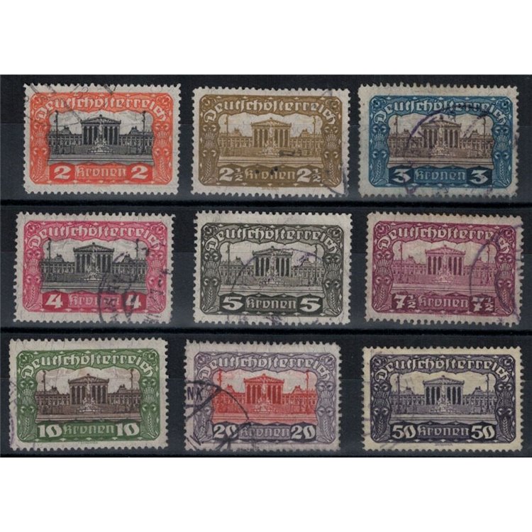 AUSTRIA 1919-21 Palazzo del Parlamento 9v us