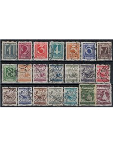 AUSTRIA 1925-27 Soggetti diversi 21v us
