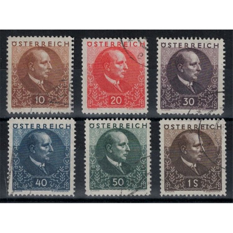 AUSTRIA 1930 In aid of anti-tuberculosis work 6v us
