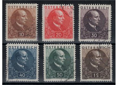 AUSTRIA 1930 A profitto opere antitubercolosi 6v us