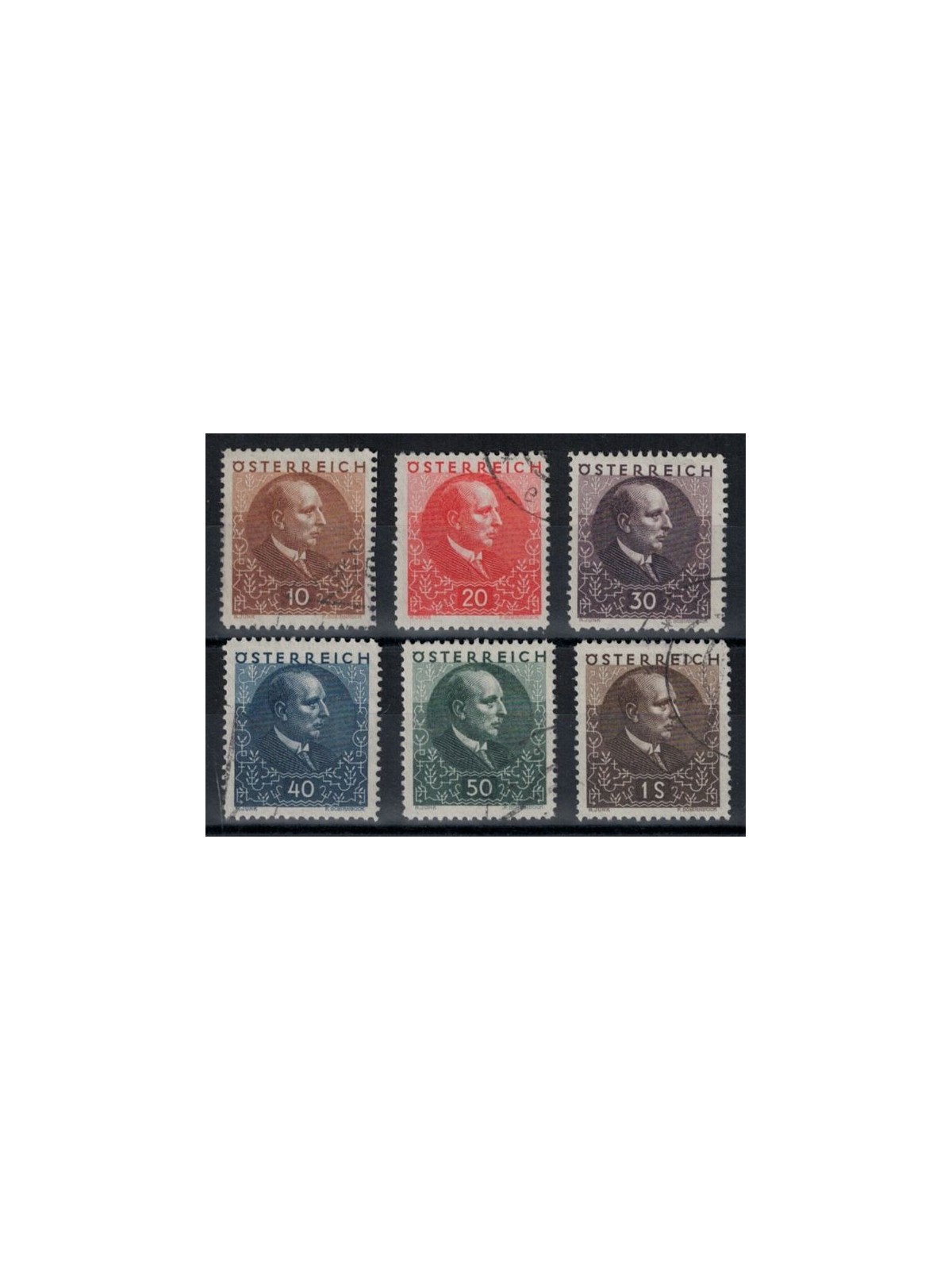 AUSTRIA 1930 A profitto opere antitubercolosi 6v us