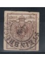 AUSTRIA 1850 Double-headed eagle 6 Kreuzer brown used