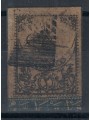 TURCHIA 1863 Tughra e mezzaluna 2 piastre azzurro us
