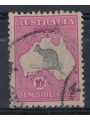 AUSTRALIA 1913 Canguro (10s grigio e rosa) us