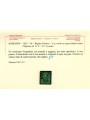 BARBADOS 1857 Regina Vittoria ½ p verde us ©