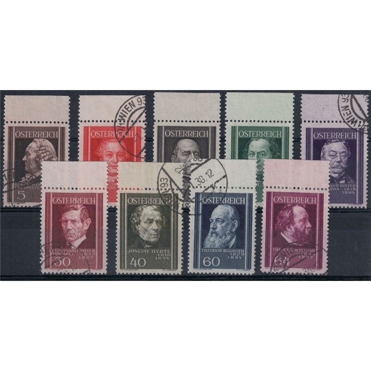 AUSTRIA 1937 Medici austriaci 9v us