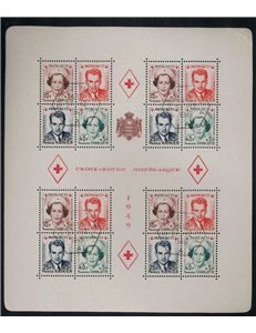 MONACO 1949 For the benefit of the Red Cross s/s us