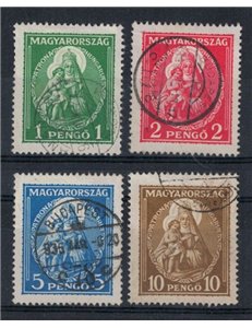 UNGHERIA 1932 Madonna con Bambino 4v us