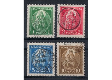 HUNGARY 1932 Madonna and Child 4v used