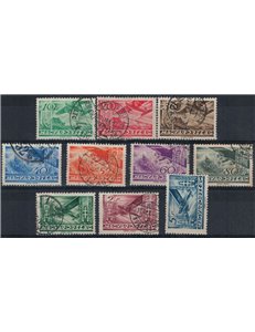 HUNGARY 1936 Airmail 10v us