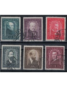 AUSTRIA 1932 Pittori, opere di beneficenza 6v us