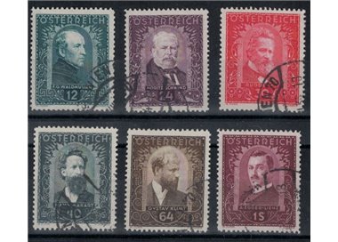 AUSTRIA 1932 Painters, Charity Works 6v us