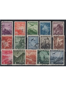 AUSTRIA 1935 Posta aerea 15v us
