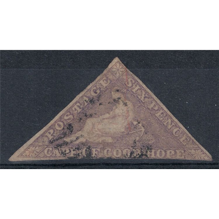 CAPE OF GOOD HOPE 1855 6p light lilac us ©
