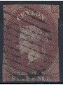 CEYLON 1857-59 Queen Victoria 6p brown lilac us ©