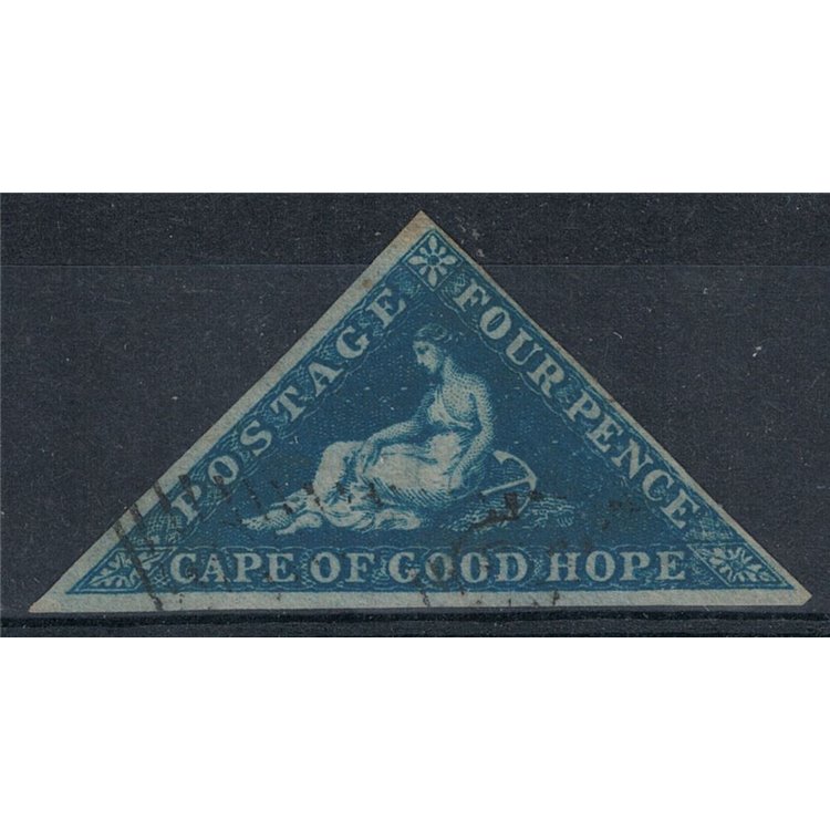 CAPO DI BUONA SPERANZA 1853 4p azzurro us