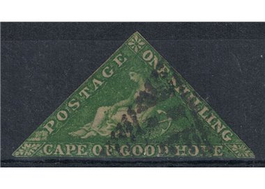 CAPO DI BUONA SPERANZA 1853 1s verde smeraldo  us