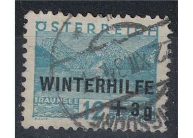 AUSTRIA 1933 Winter Relief 12+3 g. light blue us