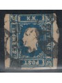 AUSTRIA 1858 Newspaper stamps 1.05 kreuzer blue us