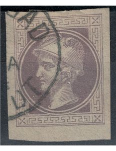 AUSTRIA 1867 Francobolli per giornali 1 kreuzer violetto grigio us