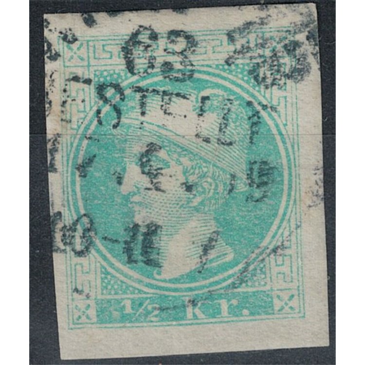 AUSTRIA 1880 Newspaper stamps ½ kreuzer green us