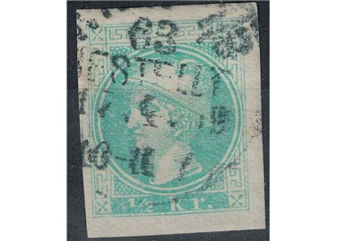 AUSTRIA 1880 Newspaper stamps ½ kreuzer green us