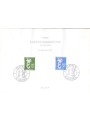 SAAR 1958 Europe, Sonderblatt FDC 2v us