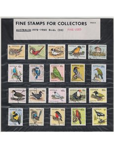 AUSTRALIA 1978-80 Ordinary Series, Birds 20v us