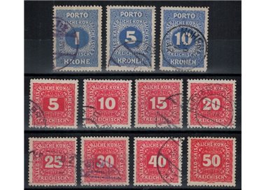 AUSTRIA 1916 Segnatasse 11v us