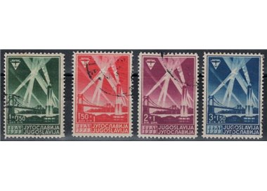 YUGOSLAVIA 1938 Pro Aero club 4v us