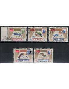 YEMEN REGNO 1965 Uccelli 5v us