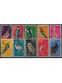 ISRAELE 1963 Uccelli, posta aerea - Birds 10v us