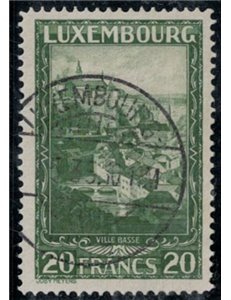 LUXEMBOURG 1931 View of Luxembourg