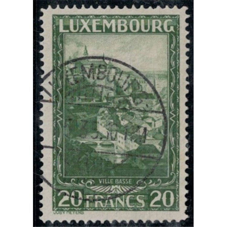LUSSEMBURGO 1931 Veduta di Lussemburgo  us