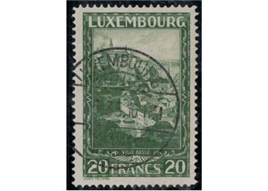 LUSSEMBURGO 1931 Veduta di Lussemburgo  us