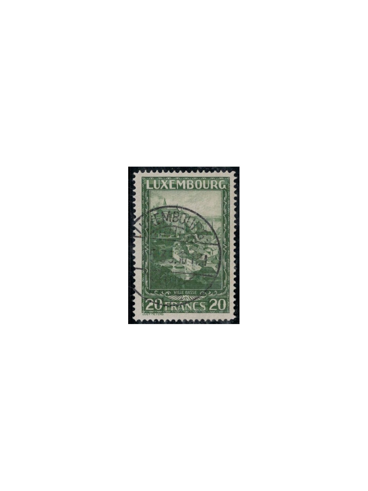 LUSSEMBURGO 1931 Veduta di Lussemburgo  us