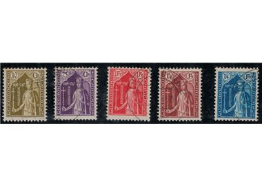 LUSSEMBURGO 1932 Caritas, pro infanzia 5v us