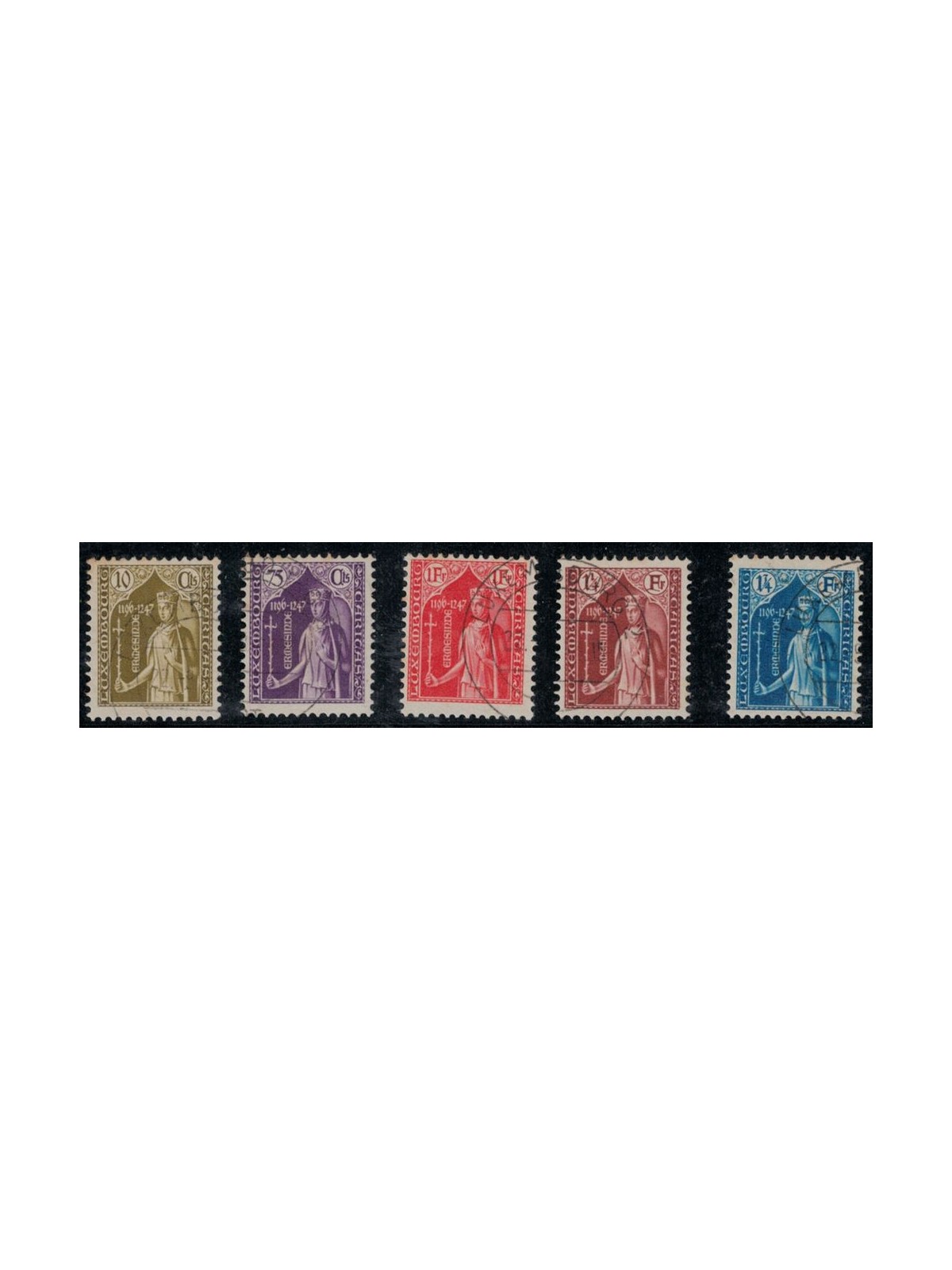 LUSSEMBURGO 1932 Caritas, pro infanzia 5v us