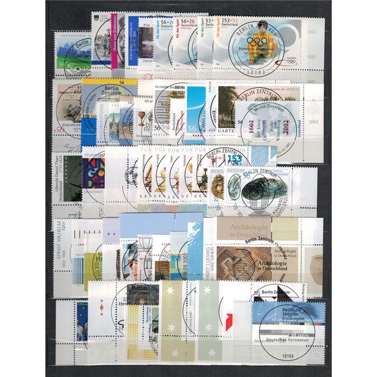GERMANY FRG 2002 Complete year 64v + 2 s/s us apg