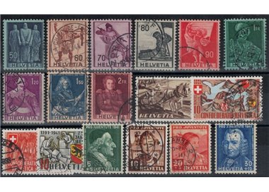 SVIZZERA 1941 Annata completa 17v us