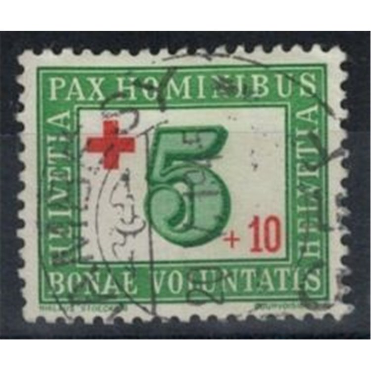 SWITZERLAND 1945 Pro Red Cross used