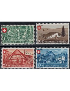 SWITZERLAND 1945 Pro Patria 4v used